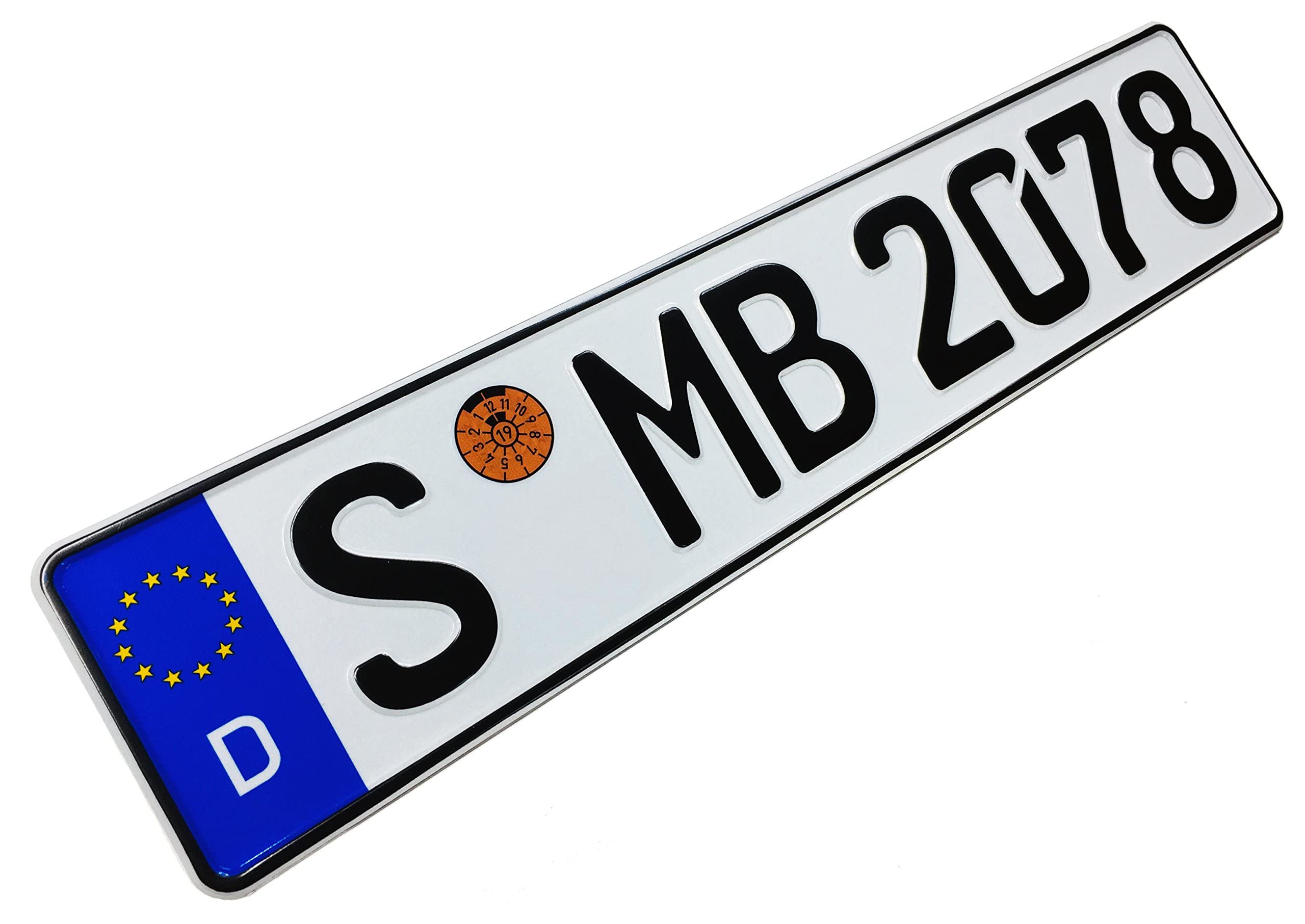 Amazon.com: Z Plates Compatible with Mercedes Stuttgart Rear